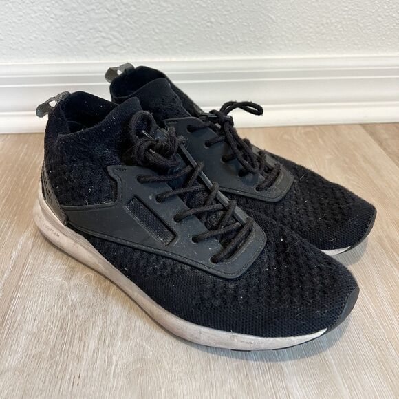 Reebok Zoku Runner Ultraknit Black Sneakers Women's-Size 8.5 - Picture 1 of 8